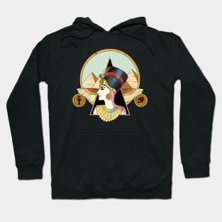 Ancient Egypt Goddess Nefertiti Hoodie